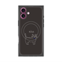 プレミアムパネル with MagSafe［ 蝶ネクタイねこ - Black ］