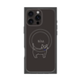 プレミアムパネル with MagSafe［ 蝶ネクタイねこ - Black ］