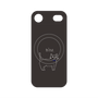 プレミアムパネル with MagSafe［ 蝶ネクタイねこ - Black ］