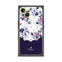 プレミアムパネル with MagSafe［ ツインドットフラワー - Navy ］