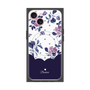 プレミアムパネル with MagSafe［ ツインドットフラワー - Navy ］