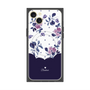 プレミアムパネル with MagSafe［ ツインドットフラワー - Navy ］