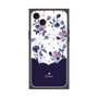 プレミアムパネル with MagSafe［ ツインドットフラワー - Navy ］