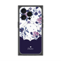プレミアムパネル with MagSafe［ ツインドットフラワー - Navy ］
