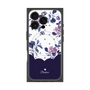 プレミアムパネル with MagSafe［ ツインドットフラワー - Navy ］