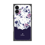 プレミアムパネル with MagSafe［ ツインドットフラワー - Navy ］