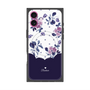 プレミアムパネル with MagSafe［ ツインドットフラワー - Navy ］