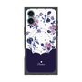 プレミアムパネル with MagSafe［ ツインドットフラワー - Navy ］