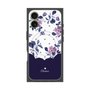 プレミアムパネル with MagSafe［ ツインドットフラワー - Navy ］