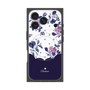 プレミアムパネル with MagSafe［ ツインドットフラワー - Navy ］