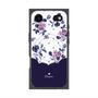 プレミアムパネル with MagSafe［ ツインドットフラワー - Navy ］
