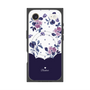 プレミアムパネル with MagSafe［ ツインドットフラワー - Navy ］