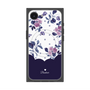 プレミアムパネル with MagSafe［ ツインドットフラワー - Navy ］