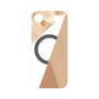 プレミアムパネル with MagSafe［ マーブルトライアングルパレット - Beige ］
