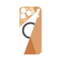 プレミアムパネル with MagSafe［ マーブルトライアングルパレット - Orange ］