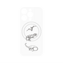 プレミアムパネル with MagSafe［ Dinosaurs No.1 - White ］