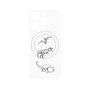 プレミアムパネル with MagSafe［ Dinosaurs No.1 - White ］
