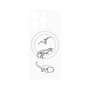 プレミアムパネル with MagSafe［ Dinosaurs No.1 - White ］