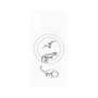 プレミアムパネル with MagSafe［ Dinosaurs No.1 - White ］