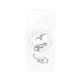 プレミアムパネル with MagSafe［ Dinosaurs No.1 - White ］
