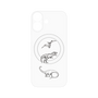 プレミアムパネル with MagSafe［ Dinosaurs No.1 - White ］