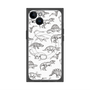 プレミアムパネル with MagSafe［ Dinosaurs No.2 - White ］