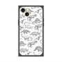 プレミアムパネル with MagSafe［ Dinosaurs No.2 - White ］