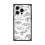プレミアムパネル with MagSafe［ Dinosaurs No.2 - White ］