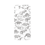 プレミアムパネル with MagSafe［ Dinosaurs No.2 - White ］