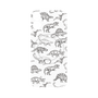 プレミアムパネル with MagSafe［ Dinosaurs No.2 - White ］