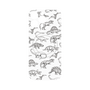 プレミアムパネル with MagSafe［ Dinosaurs No.2 - White ］