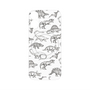 プレミアムパネル with MagSafe［ Dinosaurs No.2 - White ］
