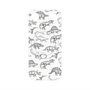 プレミアムパネル with MagSafe［ Dinosaurs No.2 - White ］