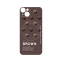 プレミアムパネル with MagSafe［ BROWN-Chocolate ］