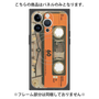 プレミアムパネル with MagSafe［ RETORO CASSETTE TAPE - Skeleton Orange ］