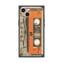 プレミアムパネル with MagSafe［ RETORO CASSETTE TAPE - Skeleton Orange ］