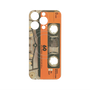 プレミアムパネル with MagSafe［ RETORO CASSETTE TAPE - Skeleton Orange ］