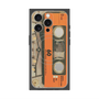 プレミアムパネル with MagSafe［ RETORO CASSETTE TAPE - Skeleton Orange ］