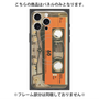 プレミアムパネル with MagSafe［ RETORO CASSETTE TAPE - Skeleton Orange ］