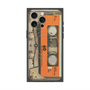 プレミアムパネル with MagSafe［ RETORO CASSETTE TAPE - Skeleton Orange ］