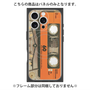 プレミアムパネル with MagSafe［ RETORO CASSETTE TAPE - Skeleton Orange ］