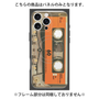 プレミアムパネル with MagSafe［ RETORO CASSETTE TAPE - Skeleton Orange ］
