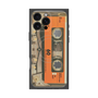 プレミアムパネル with MagSafe［ RETORO CASSETTE TAPE - Skeleton Orange ］