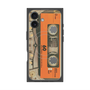 プレミアムパネル with MagSafe［ RETORO CASSETTE TAPE - Skeleton Orange ］