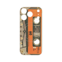 プレミアムパネル with MagSafe［ RETORO CASSETTE TAPE - Skeleton Orange ］