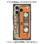 プレミアムパネル with MagSafe［ RETORO CASSETTE TAPE - Skeleton Orange ］