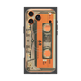 プレミアムパネル with MagSafe［ RETORO CASSETTE TAPE - Skeleton Orange ］
