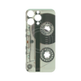 プレミアムパネル with MagSafe［ RETORO CASSETTE TAPE - Skeleton Blue ］