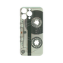 プレミアムパネル with MagSafe［ RETORO CASSETTE TAPE - Skeleton Blue ］