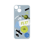 プレミアムパネル with MagSafe［ Playful sticker - Dusty Blue ］